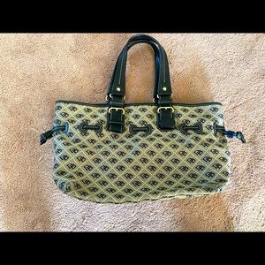 DOONEY AND BOURKE Gray and Black Large Multifunctional/Travel/ Diaper Bag